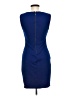 Bisou Bisou Solid Blue Cocktail Dress Size 4 - photo 2