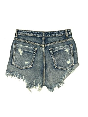 Signature 8 Denim Shorts (view 2)