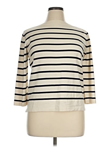 Lauren by Ralph Lauren Silk Pullover Sweater (view 1)