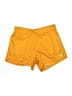 Nike 100% Polyester Solid Yellow Athletic Shorts Size M - photo 1