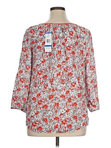 Jones New York Signature 3/4 Sleeve Blouse (view 2)