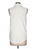 Michael Stars 100% Cotton Ivory Sleeveless Button-Down Shirt Size Lg (2) - photo 2