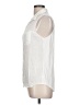 Michael Stars 100% Cotton Ivory Sleeveless Button-Down Shirt Size Lg (2) - photo 5