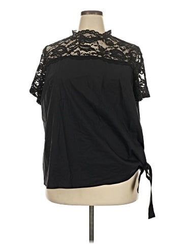 Boutique + Short Sleeve Blouse (view 1)