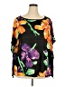 Lauren by Ralph Lauren Floral Black Pullover Sweater Size 3X - photo 1