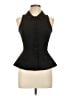 Self-Portrait 100% Polyester Black Tuxedo Vest Size 4 - photo 1