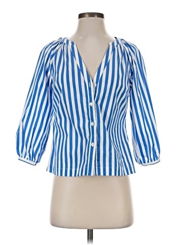 Boston Proper 3/4 Sleeve Button-Down Shirt (view 1)