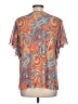 Coco Bianco Orange Short Sleeve Blouse Size L - photo 2