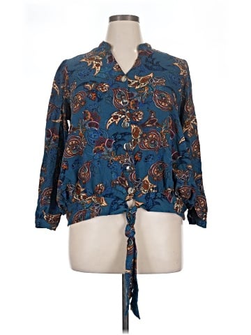 NY Collection 3/4 Sleeve Blouse (view 1)