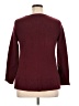 EMALINE Polka Dots Burgundy Pullover Sweater Size XL - photo 2