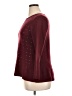 EMALINE Polka Dots Burgundy Pullover Sweater Size XL - photo 5
