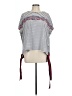 THML White Short Sleeve Top Size L - photo 1