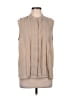 Ann Taylor Tan Sleeveless Blouse Size L - photo 1