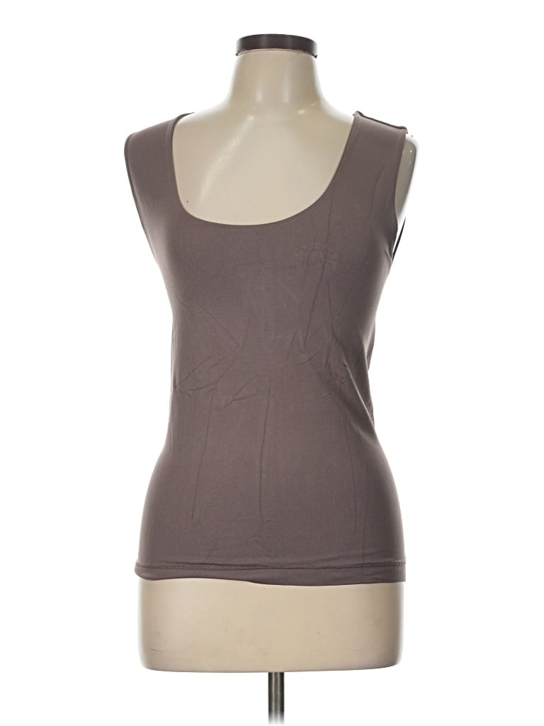 Pre-owned French Laundry Tank Top Brown Strapless Neckline Tops