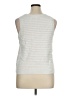 Nine West Silver Sleeveless Top Size XL - photo 2