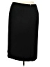 Kasper 100% Polyester Solid Black Formal Skirt Size 16 - photo 2