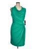 Nine West Green Cocktail Dress Size 14 - photo 1