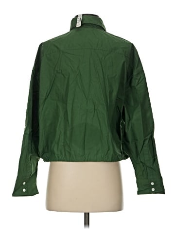 Madewell Drawstring Button-Up Shirt in Poplin (view 2)