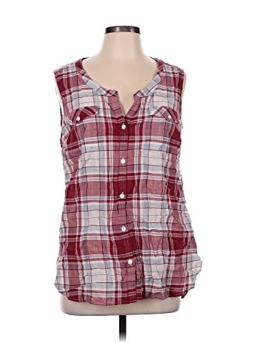 Eddie Bauer Sleeveless Button-Down Shirt (view 1)