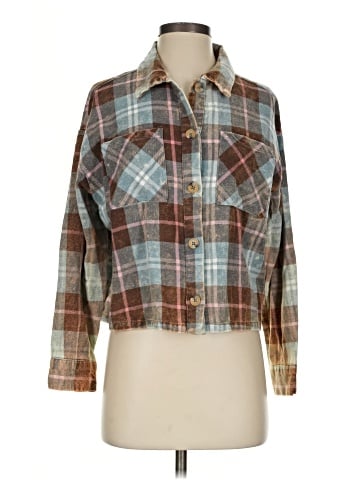 Altar'd State Long Sleeve Button-Down Shirt (view 1)