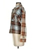 Altar'd State 100% Cotton Plaid Brown Long Sleeve Button-Down Shirt Size XS - photo 5