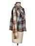 Altar'd State 100% Cotton Plaid Brown Long Sleeve Button-Down Shirt Size XS - photo 4