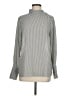 Who What Wear 100% Polyester Houndstooth Gray Long Sleeve Blouse Size M - photo 1
