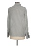 Who What Wear 100% Polyester Houndstooth Gray Long Sleeve Blouse Size M - photo 2