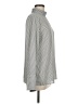 Who What Wear 100% Polyester Houndstooth Gray Long Sleeve Blouse Size M - photo 4