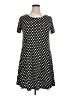 Popyoung Polka Dots Black Casual Dress Size XL - photo 1