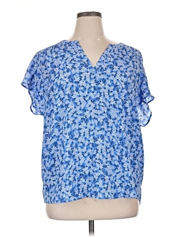 Banana Republic Factory Store Short Sleeve Blouse (view 1)