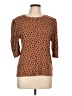 Lucky Brand Brown 3/4 Sleeve Top Size L - photo 1