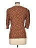 Lucky Brand Brown 3/4 Sleeve Top Size L - photo 2