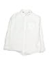 Janie and Jack 100% Cotton Solid White Ivory Long Sleeve Button-Down Shirt Size 7 - photo 1
