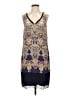 Leifsdottir 100% Silk Paisley Blue Cocktail Dress Size 4 - photo 1