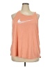 Nike 100% Polyester Orange Active Tank Size 3X - photo 1