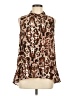 CATHERINE Catherine Malandrino 100% Polyester Animal Print Brown Sleeveless Blouse Size M - photo 1