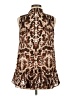 CATHERINE Catherine Malandrino 100% Polyester Animal Print Brown Sleeveless Blouse Size M - photo 2