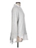 NY Collection Gray Long Sleeve Top Size L - photo 4