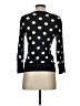 Banana Republic 100% Cotton Polka Dots Black Pullover Sweater Size XS - photo 2