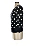 Banana Republic 100% Cotton Polka Dots Black Pullover Sweater Size XS - photo 5