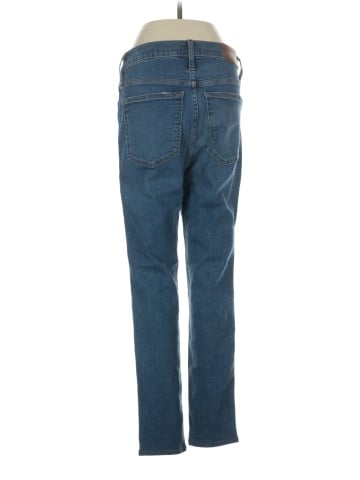 Madewell 10" High-Rise Skinny Jeans in Mackey Wash: Button-Front Edition (view 2)