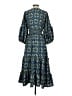 Max Studio Paisley Blue Casual Dress Size S - photo 2