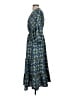 Max Studio Paisley Blue Casual Dress Size S - photo 5