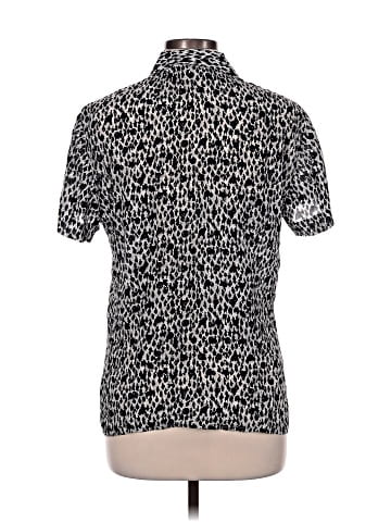 Liz Claiborne Collection Short Sleeve Silk Top (view 2)