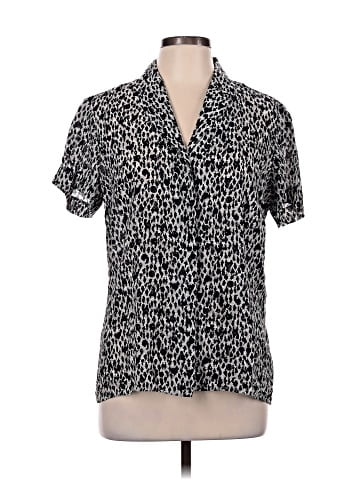 Liz Claiborne Collection Short Sleeve Silk Top (view 1)