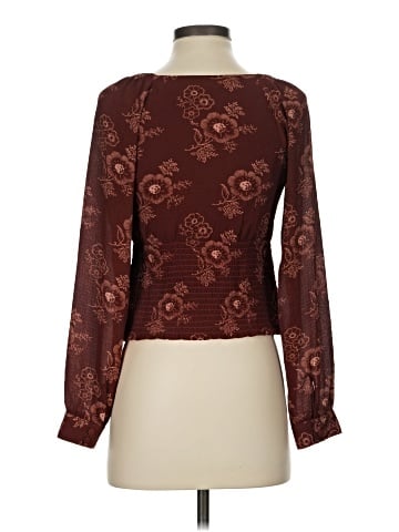 Madewell Preston Puff-Sleeve Top in Letterpress Floral (view 2)