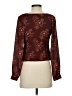 Madewell Burgundy Long Sleeve Blouse Size XS - photo 2