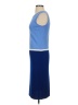 St. John Color Block Blue Casual Dress Size 2 - photo 5
