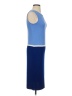 St. John Color Block Blue Casual Dress Size 2 - photo 4